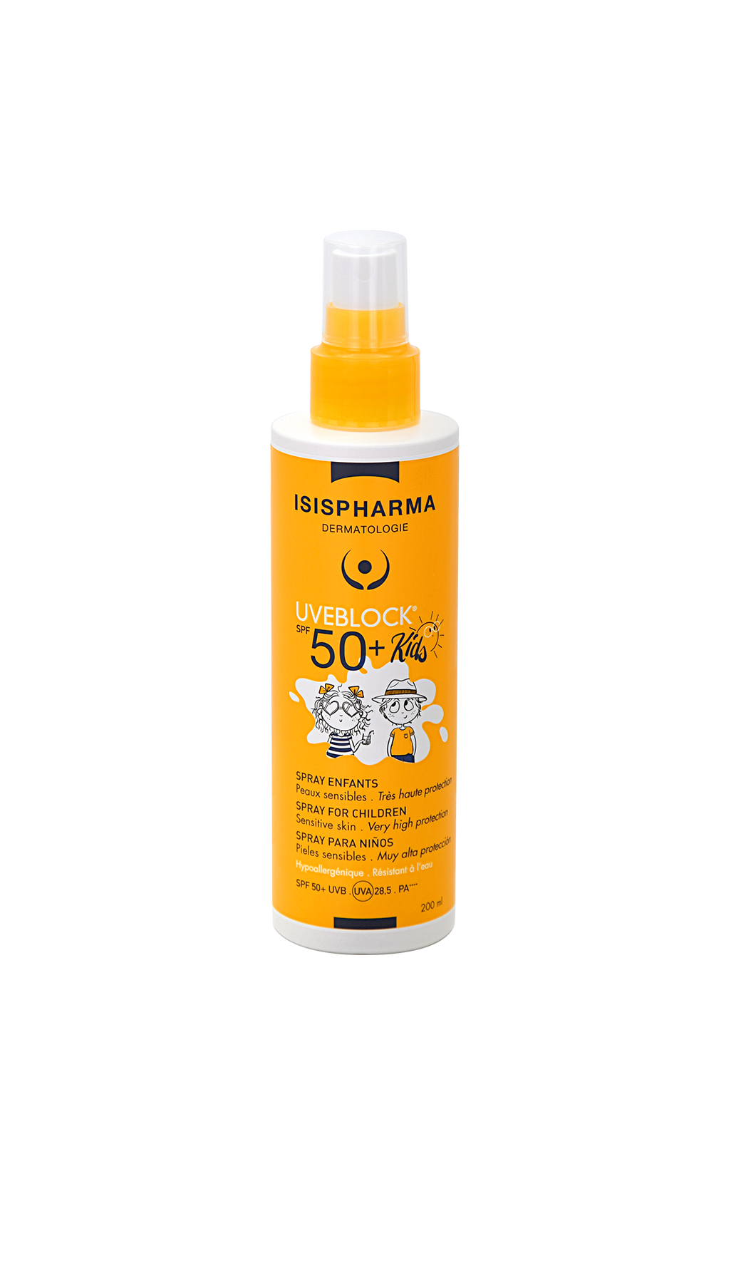 Uveblock SPF50+ Spray Kids Spray solaire enfants très haute protection